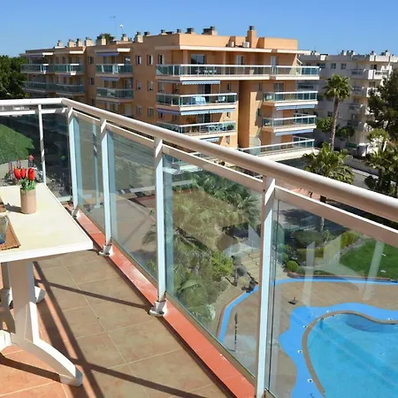 Apartment Lovely Familiar With Pool In Cap Salou